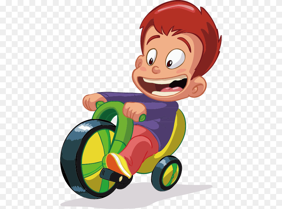Bicycle Cartoon Clip Art, Vehicle, Tricycle, Transportation, Tool Png