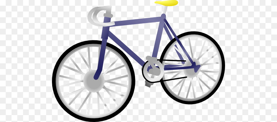 Bicycle Clip Art, Machine, Spoke, Wheel, Transportation Png Image