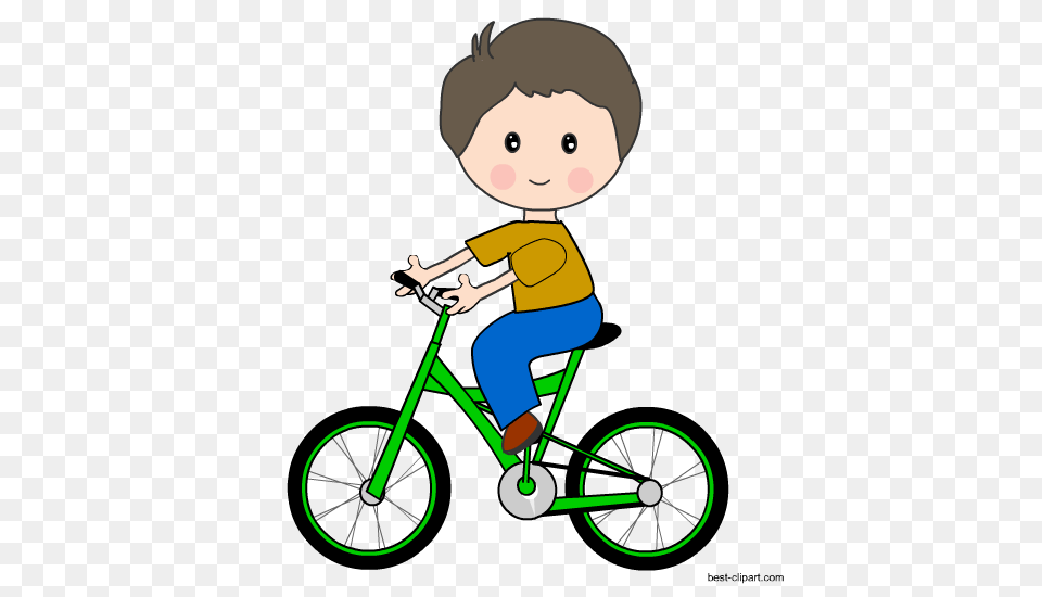 Bicycle Clip Art, Baby, Person, Vehicle, Transportation Png Image