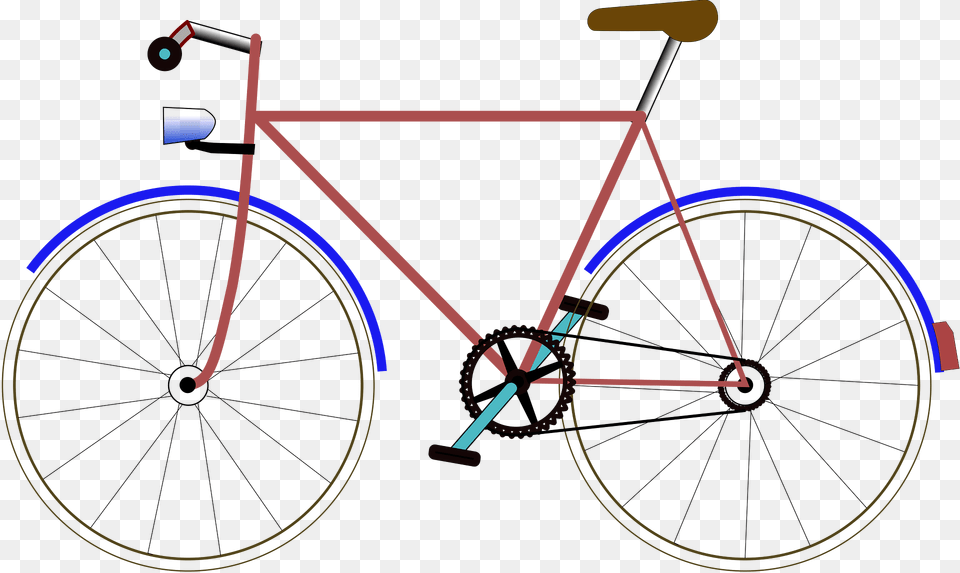 Bicycle Clipart, Machine, Spoke, Transportation, Vehicle Png Image