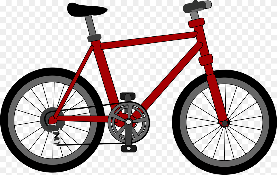 Bicycle Clipart, Machine, Transportation, Vehicle, Wheel Png Image