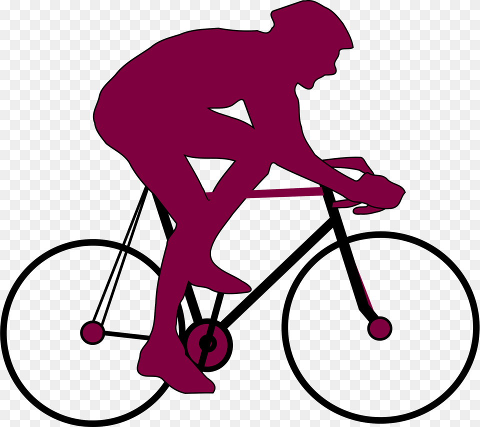 Bicycle Clipart, Person, Cycling, Sport, Transportation Png Image
