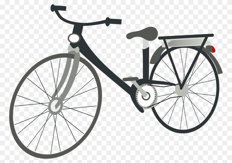 Bicycle Clipart, Transportation, Vehicle, Machine, Wheel Png Image