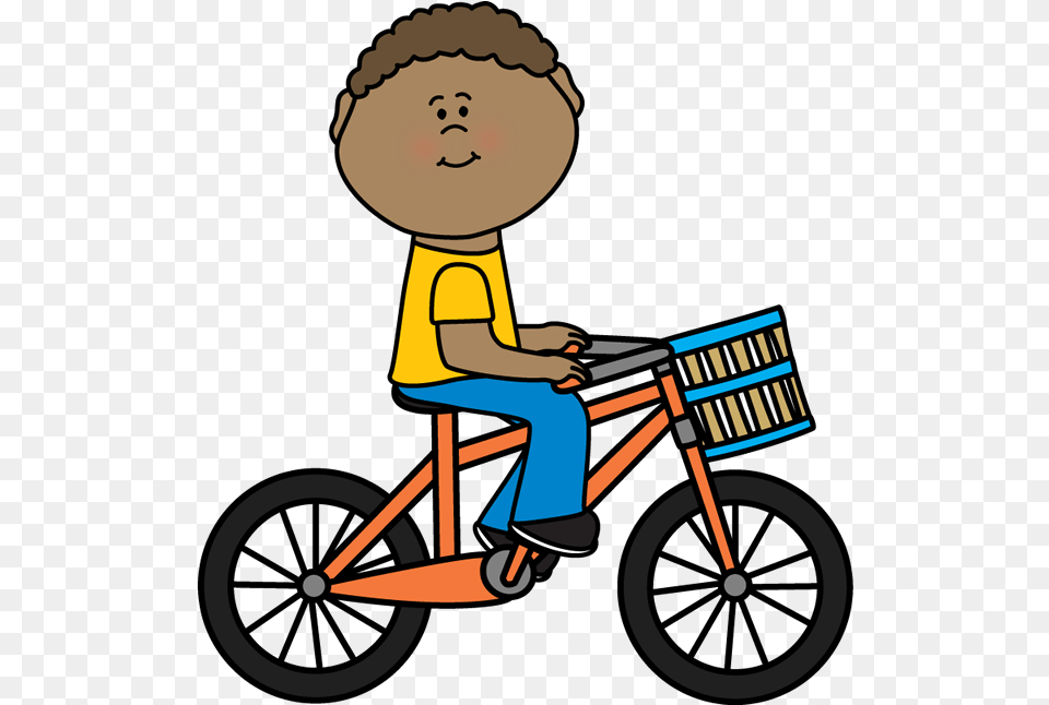 Bicycle Clipart Car Transparent For Bike Riding Clip Art, Baby, Person, Face, Head Free Png Download