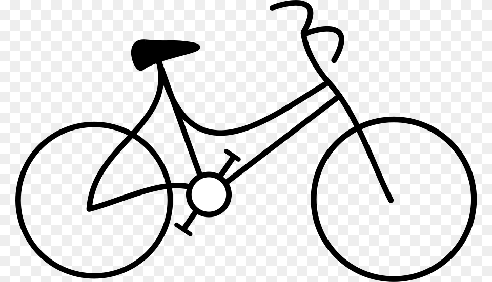 Bicycle Clipart Vector Clip Art Online Royalty Design, Nature, Night, Outdoors, Astronomy Free Png