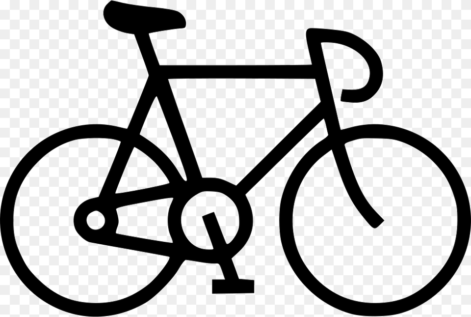 Bicycle Cycle Icon, Transportation, Vehicle, Stencil Free Transparent Png