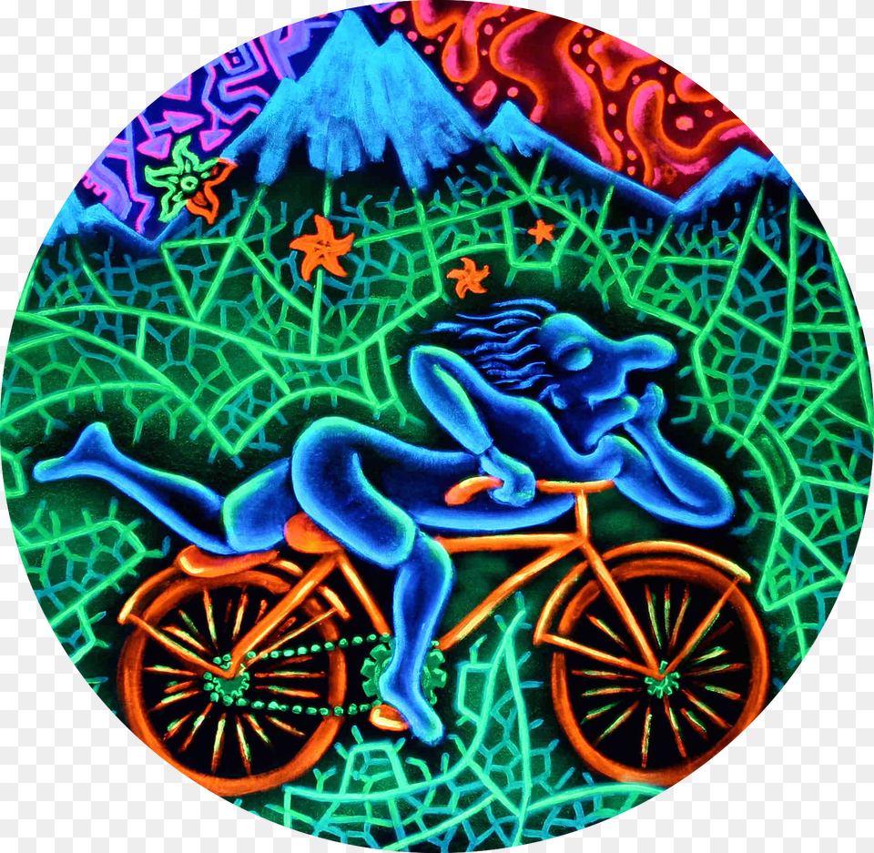 Bicycle Day Psy, Art, Machine, Wheel, Transportation Free Png Download