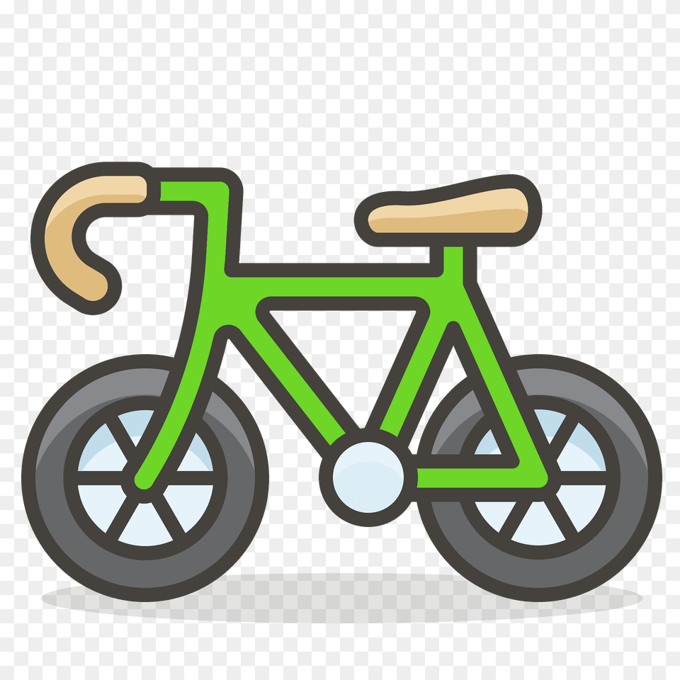 Bicycle Emoji Clipart, Transportation, Vehicle, Machine, Wheel Free Png