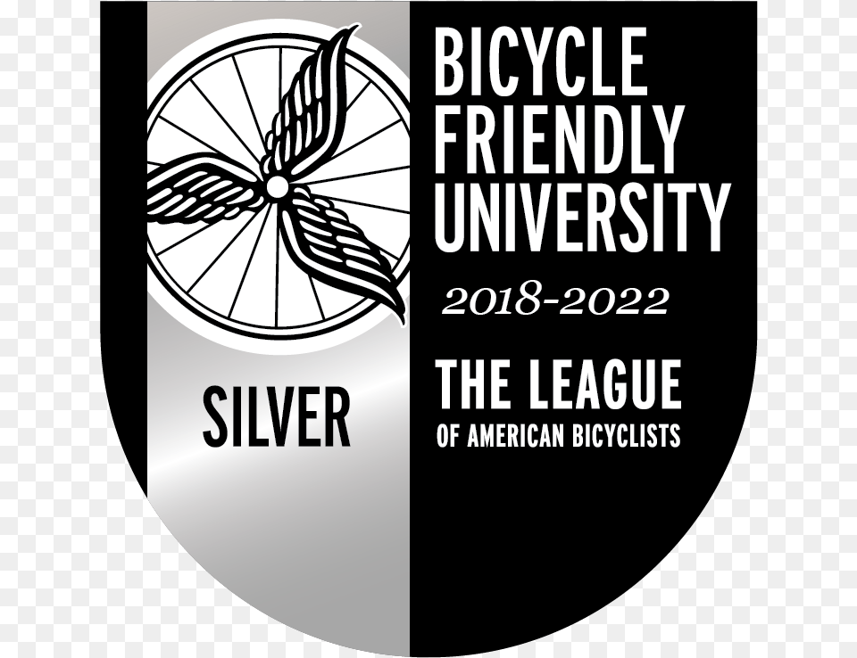 Bicycle Friendly University Silver, Advertisement, Machine, Poster, Wheel Free Png