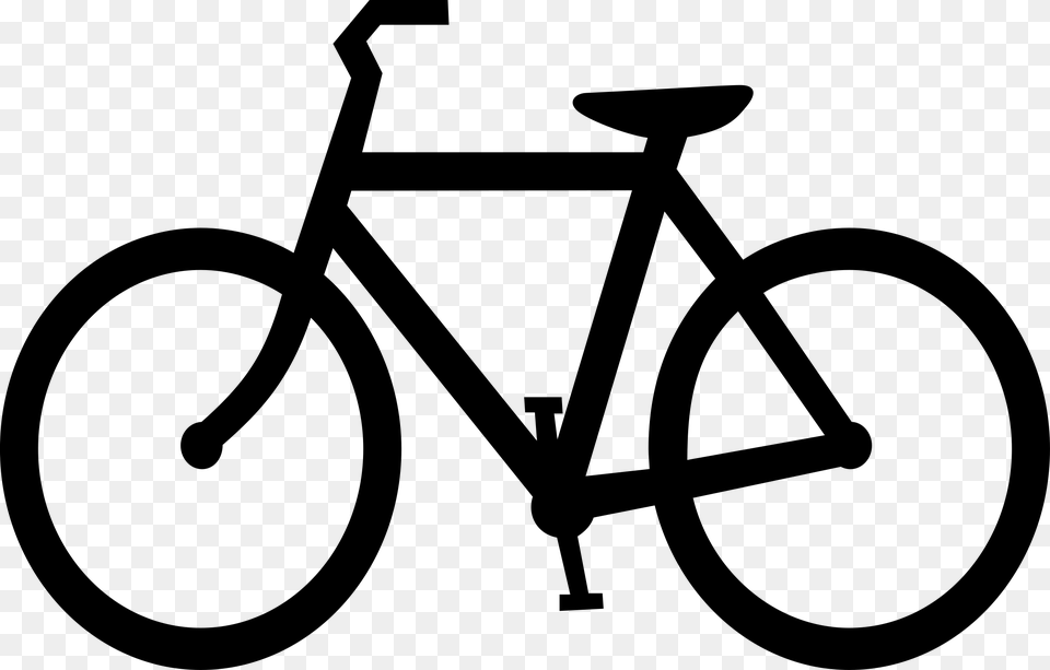 Bicycle Icons, Gray Free Png Download