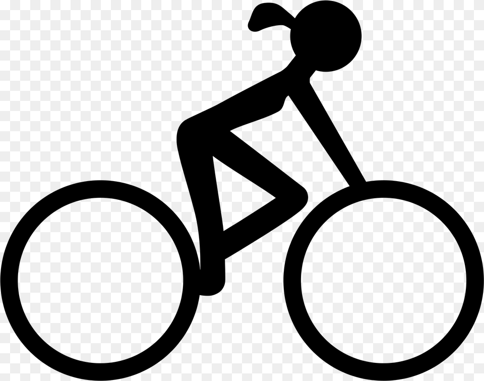 Bicycle Icons, Gray Free Png Download