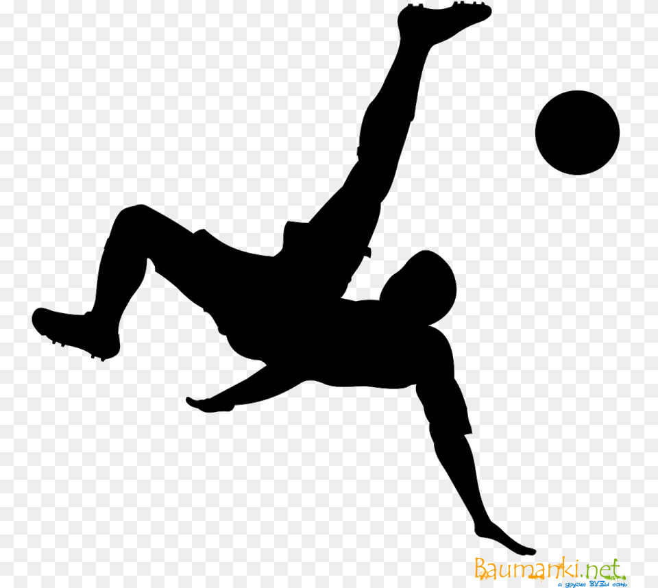 Bicycle Kick Clip Art Silhouette Football Bicycle Kick Clip Art, Baby, Person Png