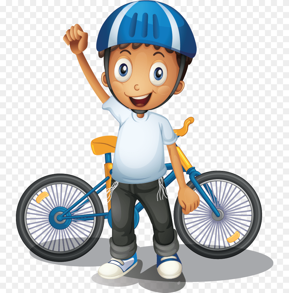 Bicycle Mountain Bike Clip Art Camp Kids Bike Clip Art, Spoke, Machine, Baby, Person Free Png