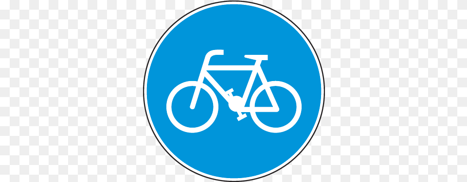 Bicycle Notice Road Sign Sticker Verkehrszeichen 237, Symbol, Disk Png Image