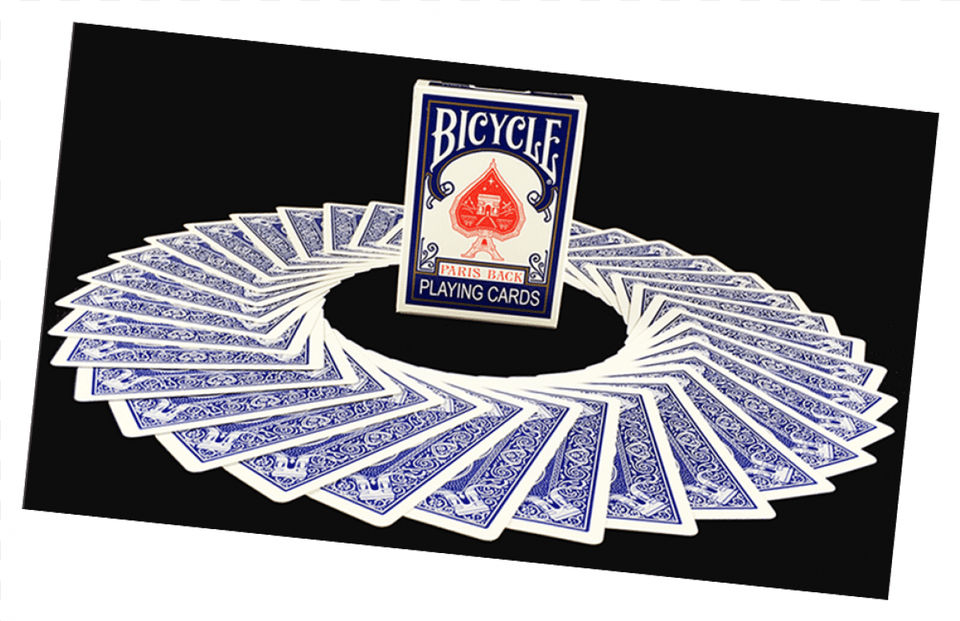 Bicycle Paris Back Limited Edition Blue Playing Cards Png