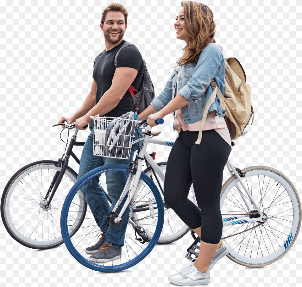Bicycle People Transparent U0026 Clipart Ywd Bicycle Cut Out, Adult, Person, Man, Male Free Png Download