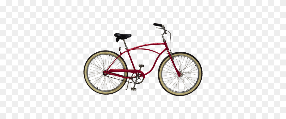 Bicycle Red Vintage Transparent, Transportation, Vehicle, Machine, Wheel Free Png Download