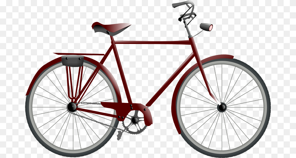 Bicycle Retro Clipart, Machine, Transportation, Vehicle, Wheel Free Png