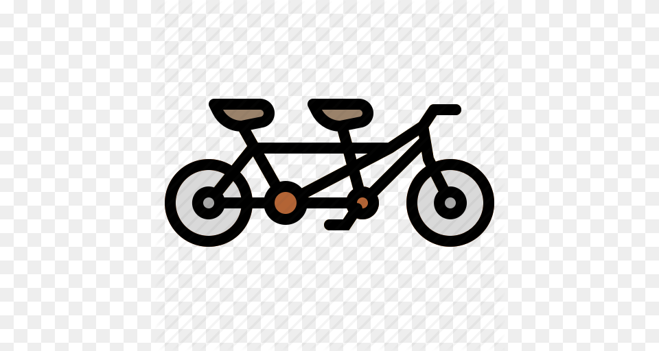 Bicycle Romantic Sport Tandem Transport Icon, Vehicle, Transportation, Tandem Bicycle, Wheel Free Png