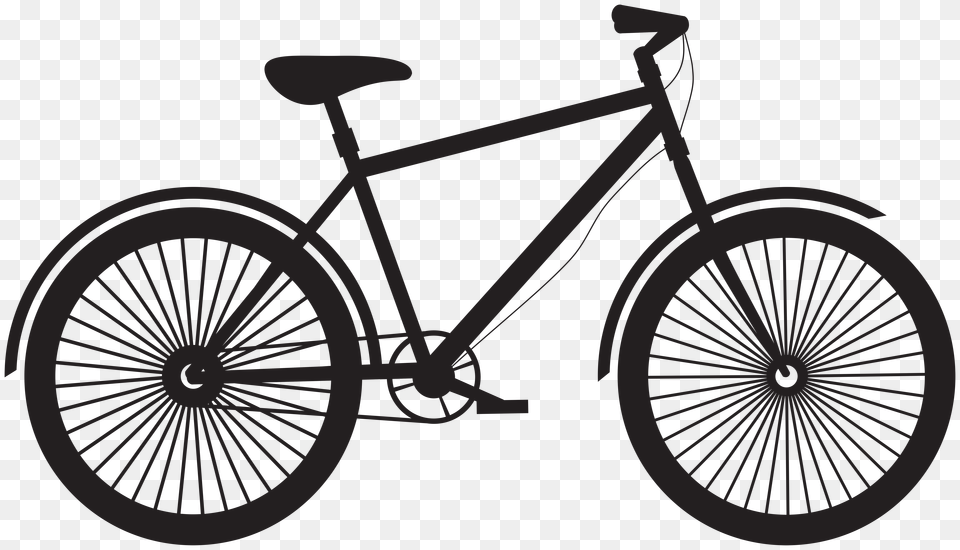 Bicycle Silhouette Clip, Cross, Symbol Free Transparent Png