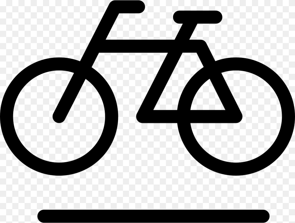 Bicycle Simple Bike Shape, Symbol, Text, Device, Grass Png