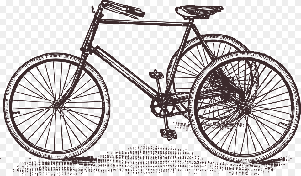 Bicycle Wheel Vintage Clothing Cycling Old Bicycle Vector, Machine, Transportation, Vehicle, Spoke Free Png