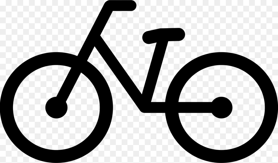 Bicycle Wheels Cycling Pictogram Bicycle Racing Simple Bicycle Clip Art, Gray Png