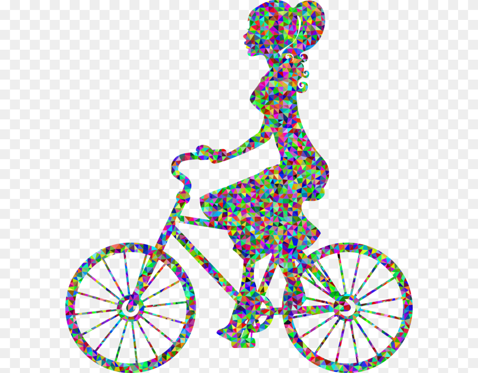 Bicycle Wheels Cycling Silhouette Motorcycle, Machine, Spoke, Wheel, Person Png