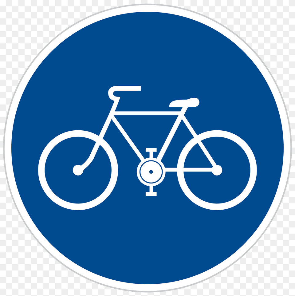 Bicycles Only Sign In Czech Republic Clipart, Bicycle, Transportation, Vehicle, Machine Png