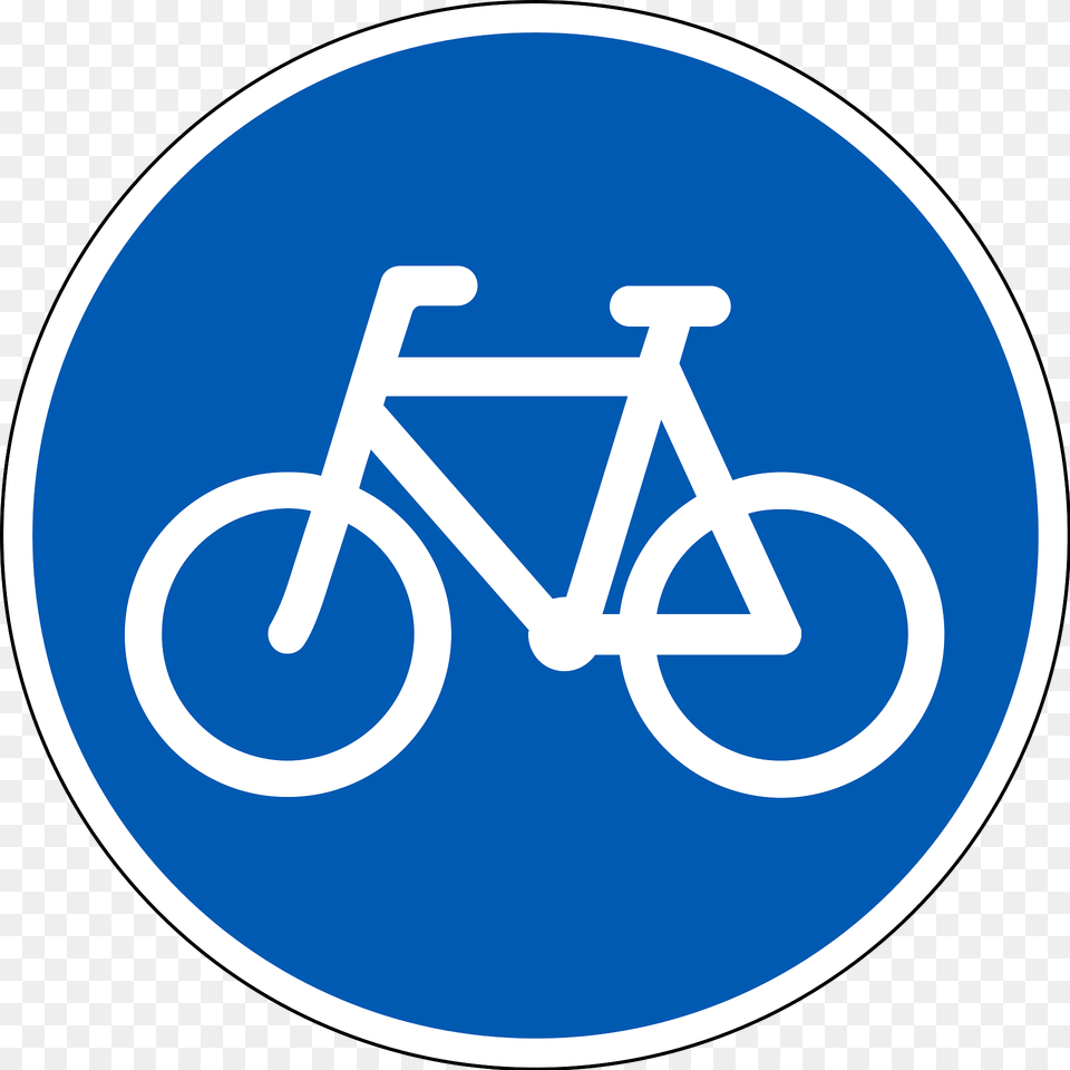 Bicycles Only Sign In Denmark Clipart, Symbol Png Image