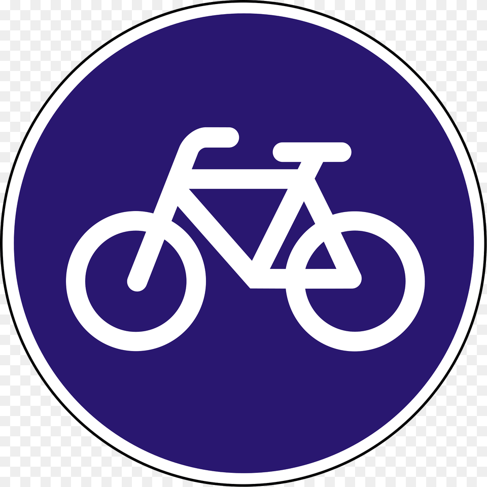 Bicycles Only Sign In Hungary Clipart, Symbol Png Image