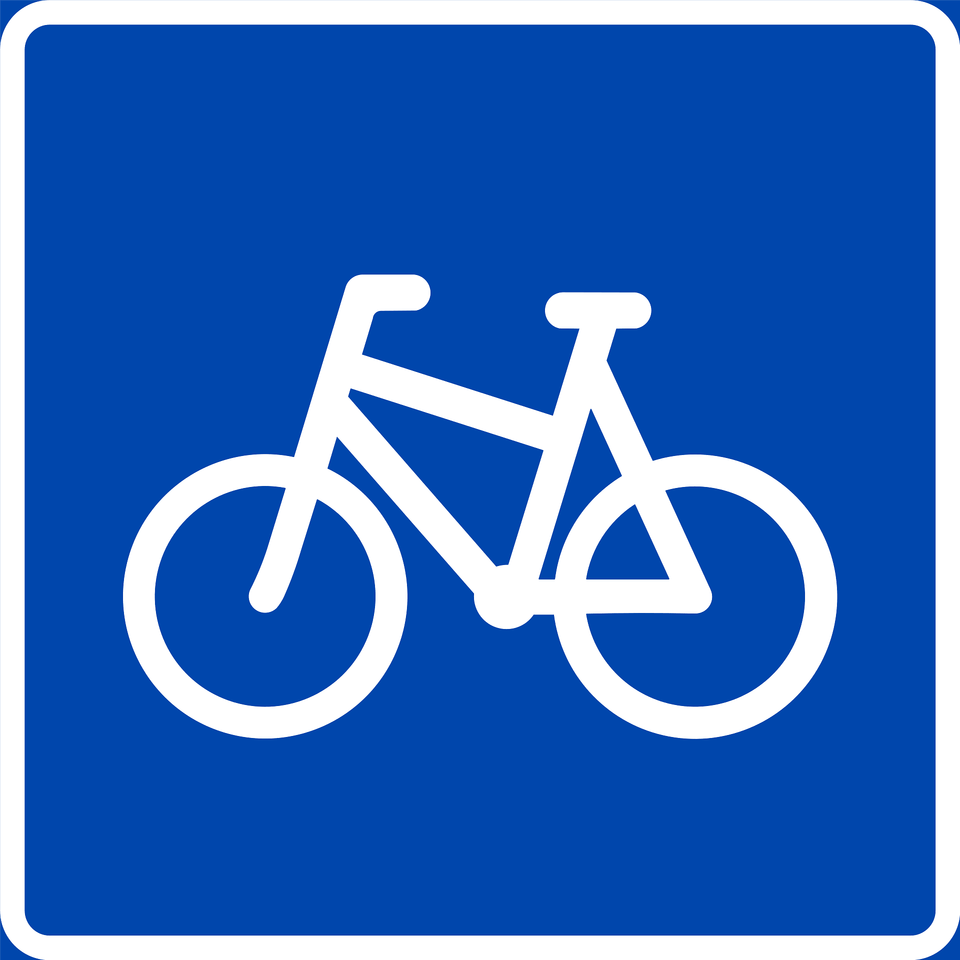 Bicycles Only Sign In Norway Clipart, Bicycle, Transportation, Vehicle, Symbol Free Png