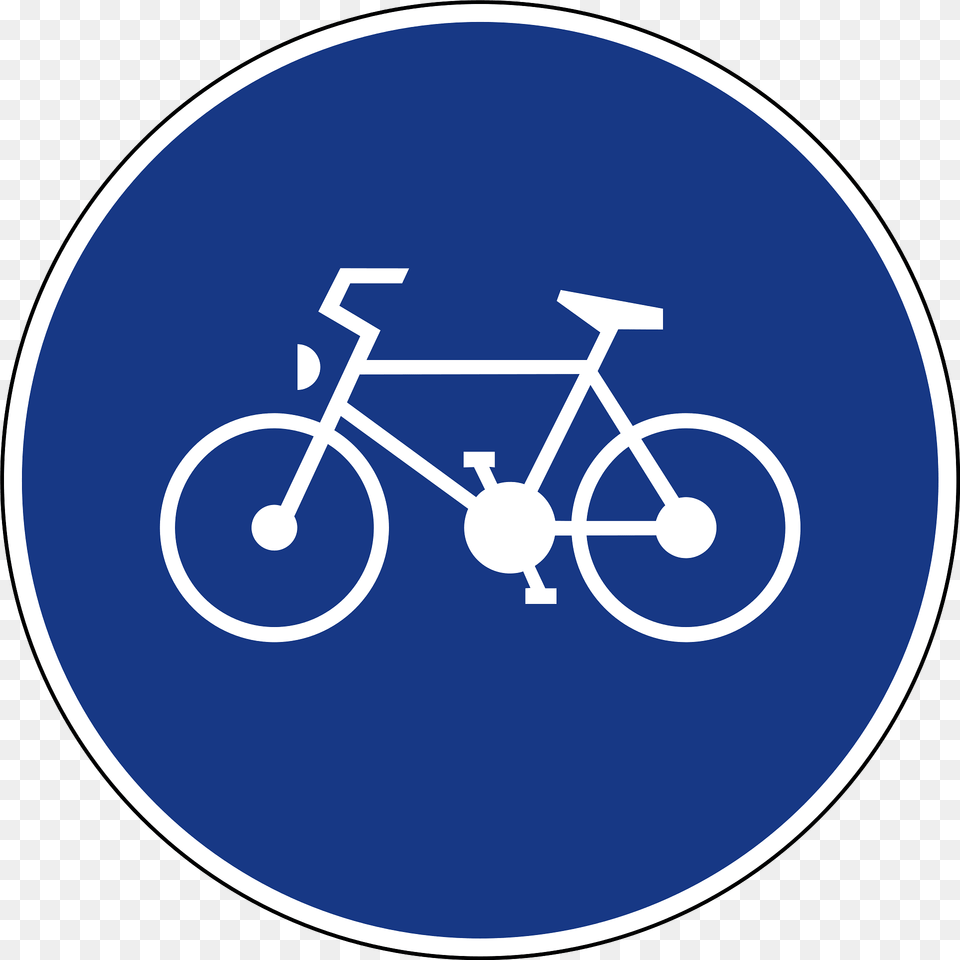 Bicycles Only Sign In Slovenia Clipart, Bicycle, Transportation, Vehicle, Machine Free Png Download