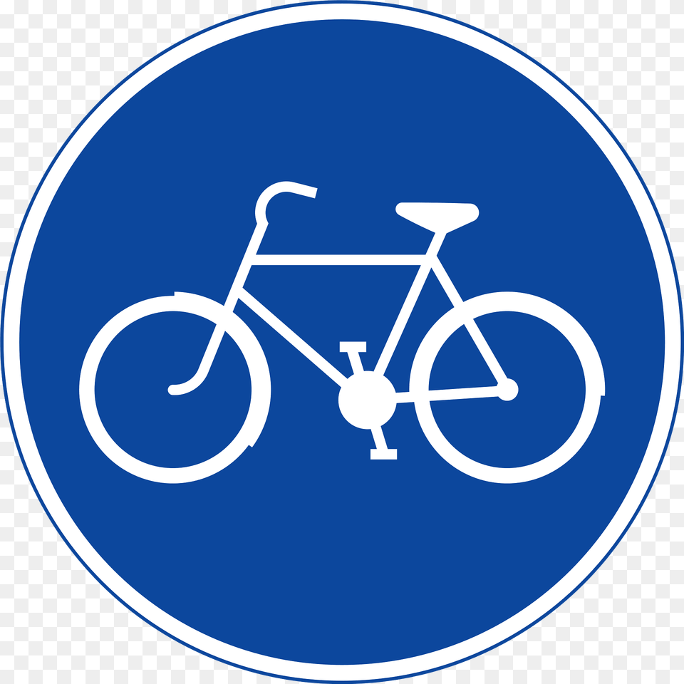 Bicycles Only Sign In Sweden Clipart, Bicycle, Transportation, Vehicle, Machine Png