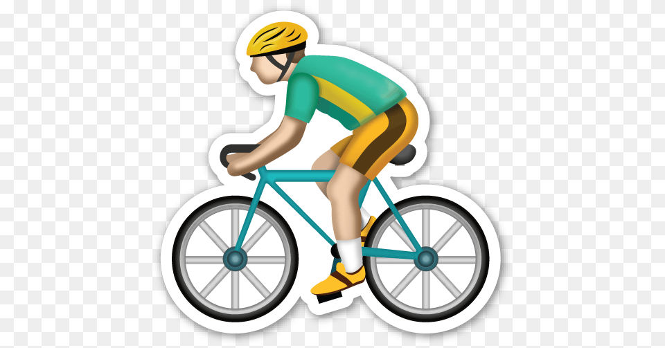 Bicyclist Emoji De Bicicleta, Bicycle, Vehicle, Transportation, Sport Png Image