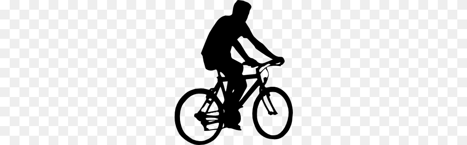 Bicyclist Silhouette Clip Art, Vehicle, Bicycle, Transportation, Sport Free Png