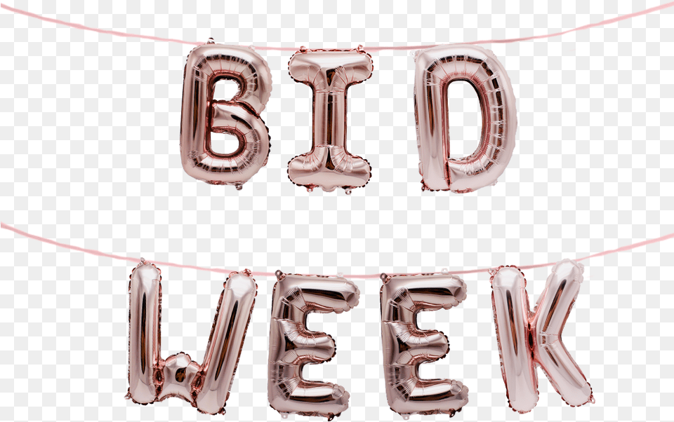 Bid Week Greek Alphabet Balloon Banner Set Fraternity Illustration, Text, Number, Symbol, Accessories Png Image