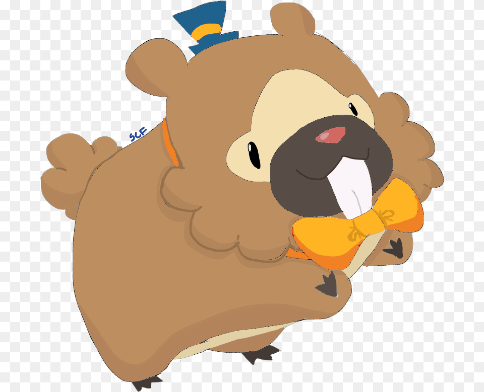 Bidoof Cartoon, Baby, Person Png Image