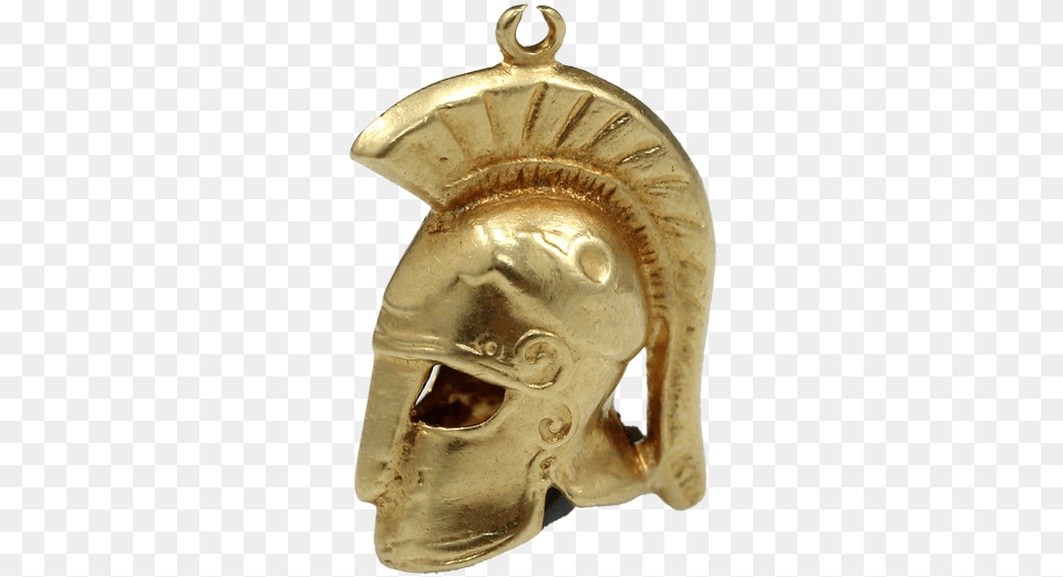 Bidspirit Auction Roman Helmet Shaped Gold Pendant Locket, Bronze, Accessories, Animal, Fish Png