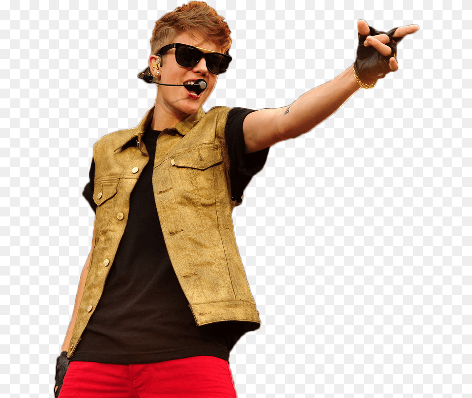 Bienvenidos A Mi Blog Justin Bieber Cantando, Accessories, Sunglasses, Person, Vest Png Image
