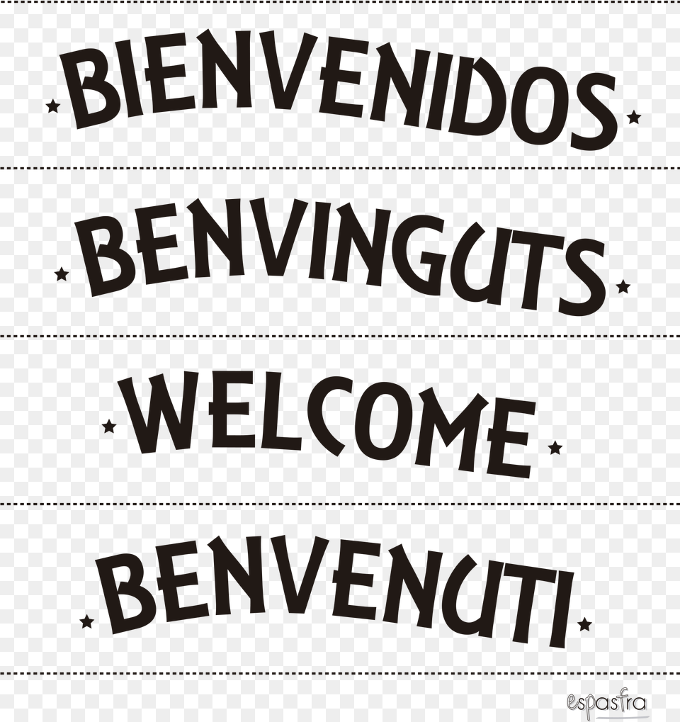 Bienvenidos Bienvenidos, Text Png Image
