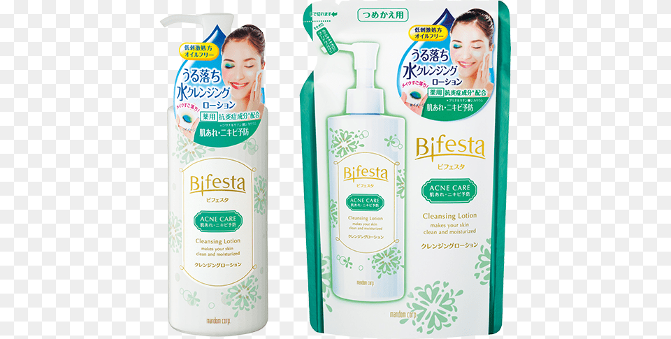 Bifesta Cleansing Lotion Acne Care, Bottle, Can, Tin, Shampoo Free Png