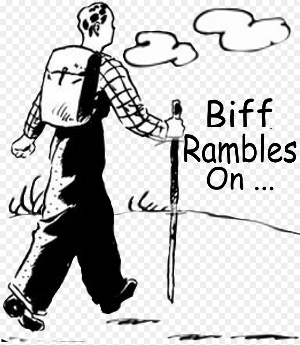 Biff Rambles Humour, Person, Stencil, Book, Comics Free Png Download