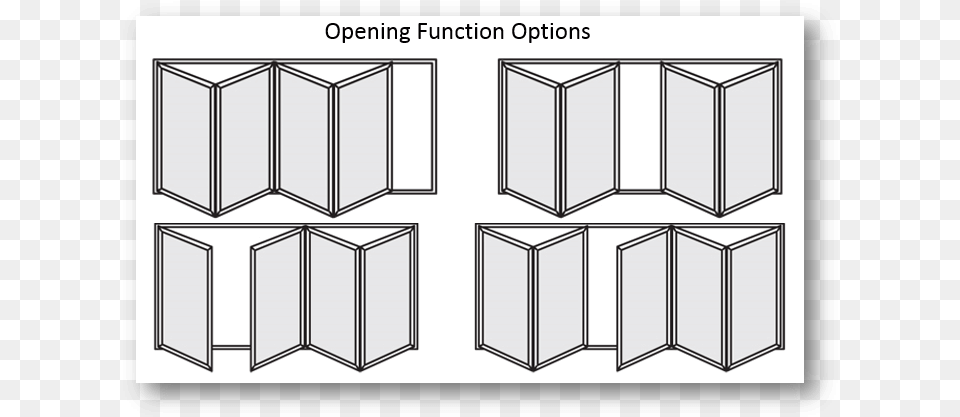 Bifold Door Options 4 Panel Bi Folding Door, Folding Door, Gate Png Image