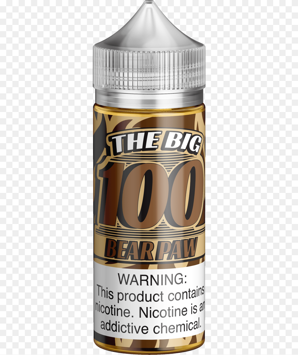 Big 100 Bearpaw 100ml Not Operate Heavy Machinery, Jar, Paint Container, Can, Tin Free Transparent Png