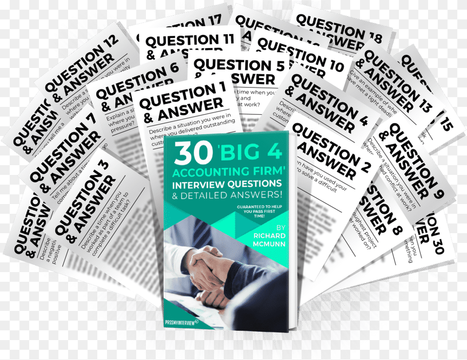 Big 4 Accounting Firm Interview Questions And Answers Brochure, Advertisement, Poster, Text, Newspaper Free Png Download