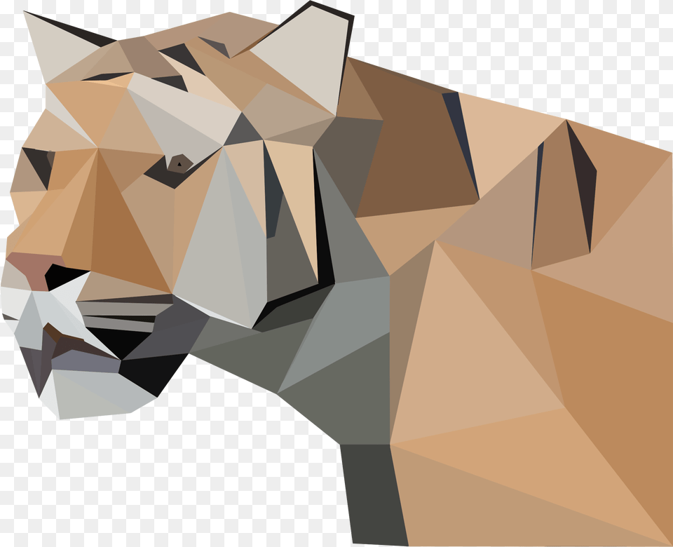 Big Animal Polygon Art, Wildlife, Mammal Free Png Download