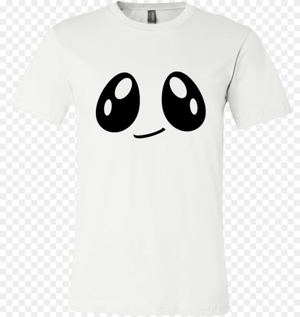 Big Anime Eyes Smirking Face Graphic T Shirt Powerapps Shirt, Clothing, T-shirt Free Png