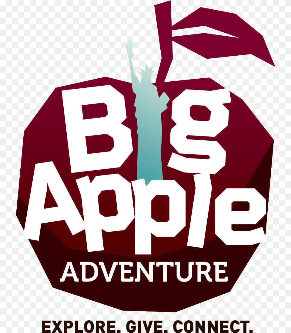 Big Apple Logo Graphic Design, Advertisement, Poster, People, Person Free Png Download