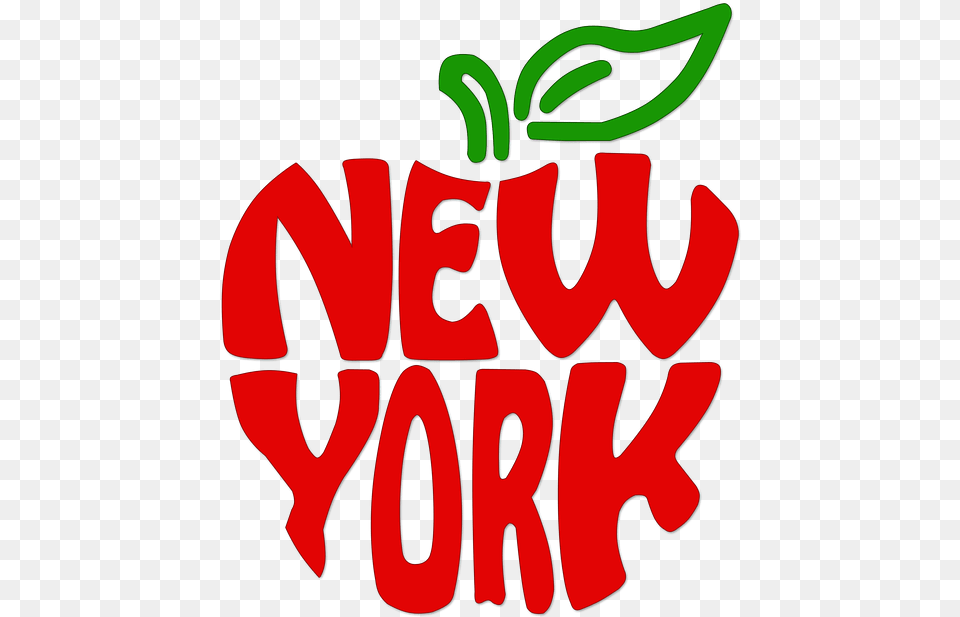 Big Apple Nyc New York In Words, Dynamite, Weapon, Logo, Herbal Free Png